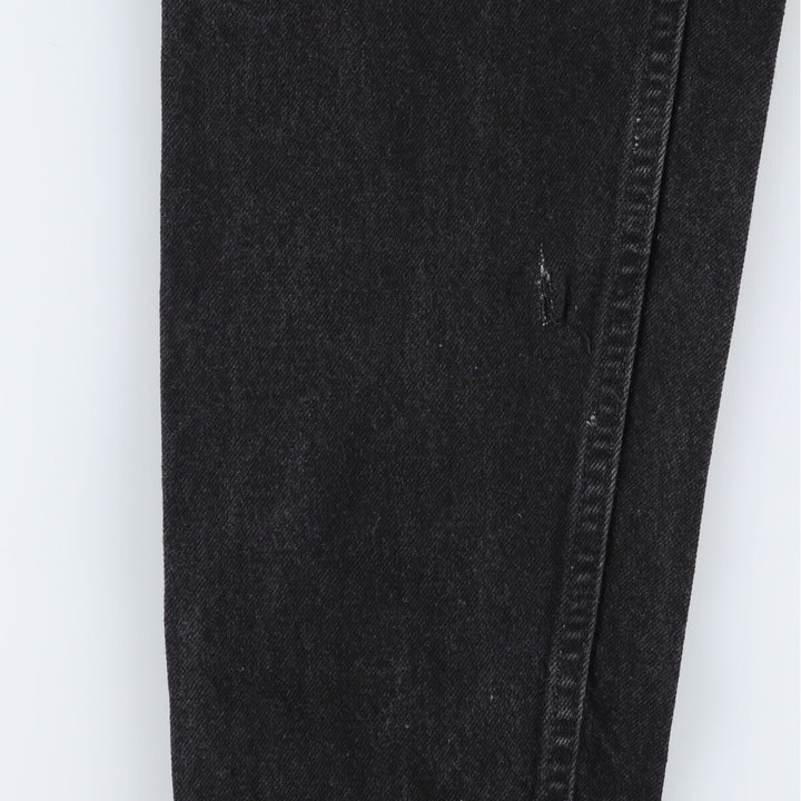 ~00'S Levi's 550 Black Denim Tapered Denim Pants Made in Canada Men's W32 equivalent / eaa510977