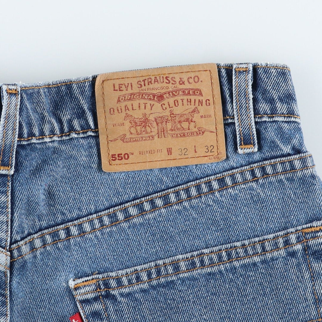 90'S Levi's 550 Relaxed Fit Tapered Denim Pants Men's W31 Vintage / eaa510988