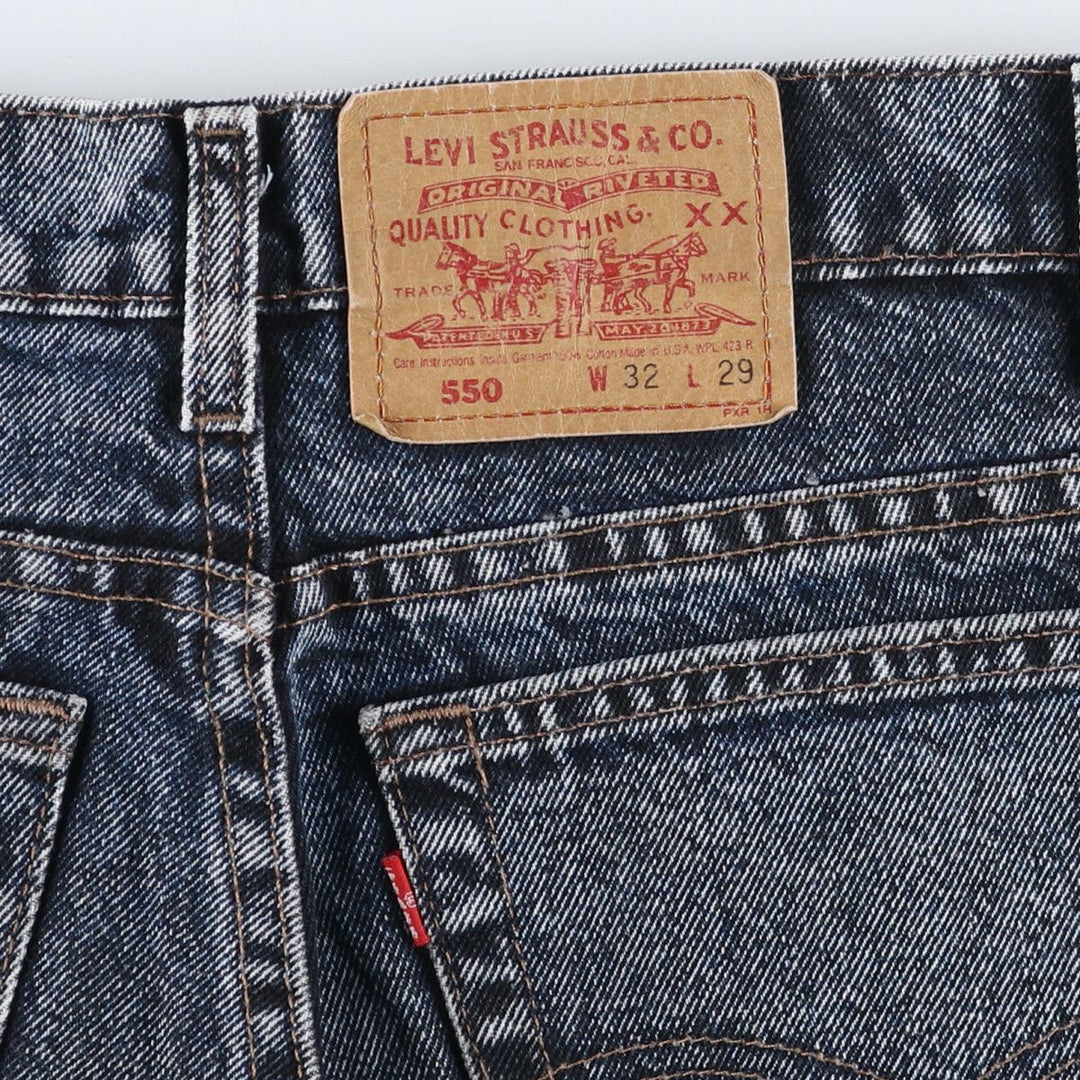 Levi's 550 Tapered Denim Pants Made in USA Men's W32 equivalent Zipper fly / eaa510995