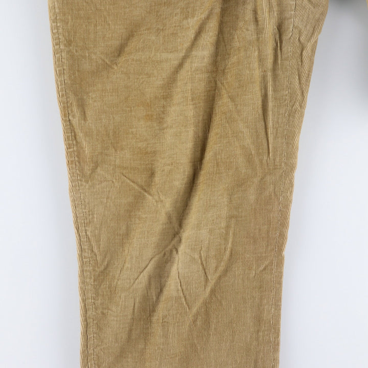 90'S LANDS' END 2-pleat corduroy pants made in USA, men's, w32 equivalent, vintage / eaa511027