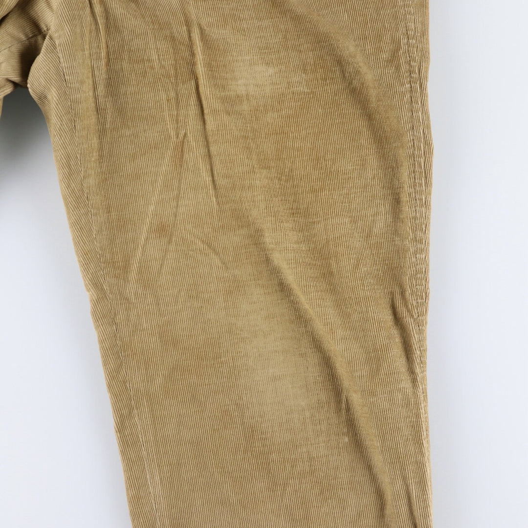 90'S LANDS' END 2-pleat corduroy pants made in USA, men's, w32 equivalent, vintage / eaa511027