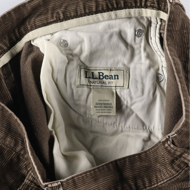 LLBean NATURAL FIT Corduroy Pants for Men, Size W32 / eaa511040