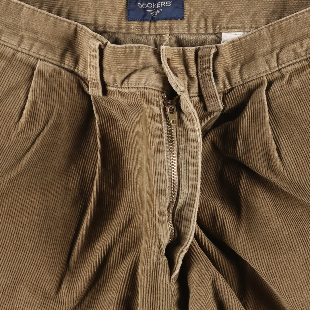 Dockers DOCKERS Two-pleat Corduroy Pants Men's W33 equivalent / eaa511042