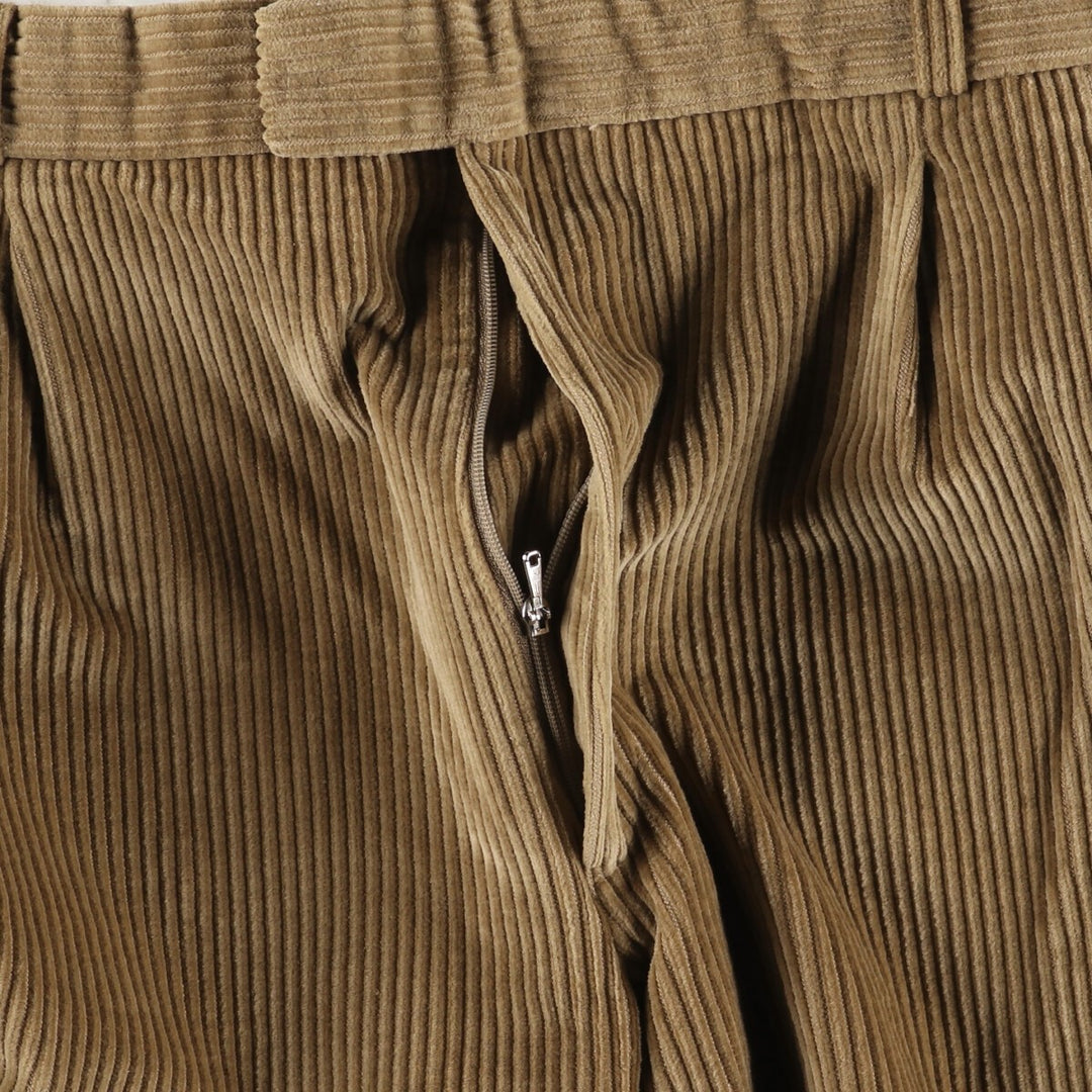 COSSERAT Two-pleat Corduroy Pants Made in France Men's W35 equivalent /eaa511051