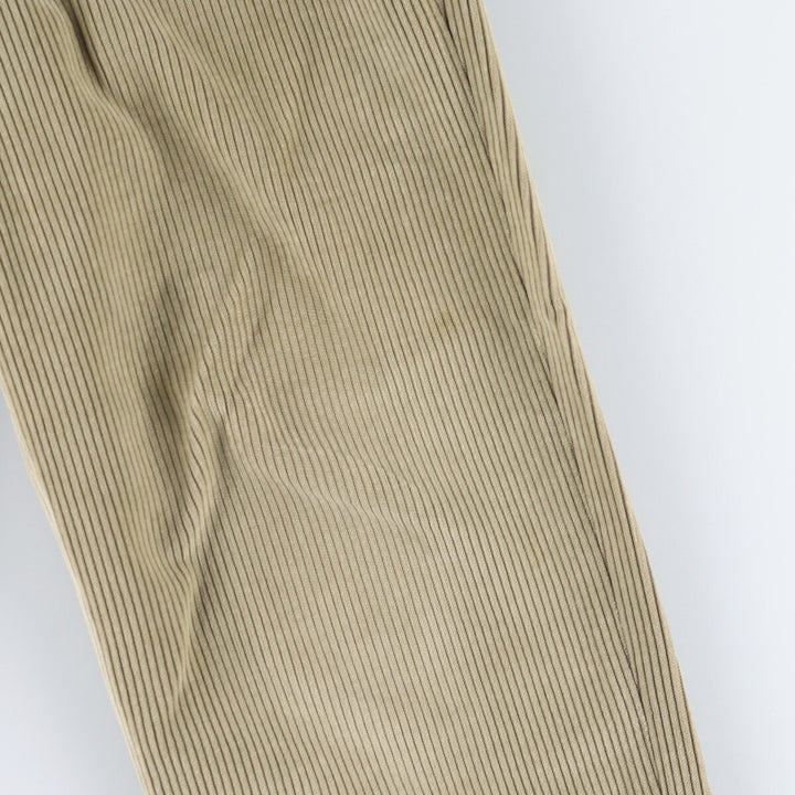 SPIRIT OF GROUP Three-pleat Corduroy Pants Made in Italy Men's W34 equivalent /eaa511052