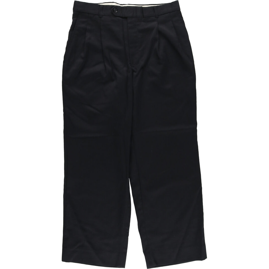 Stafford STAFFORD Two-pleat wool pants slacks Men's W32 equivalent / eaa511072