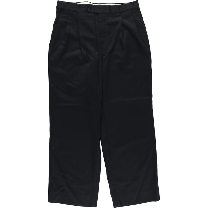 Stafford STAFFORD Two-pleat wool pants slacks Men's W32 equivalent / eaa511072