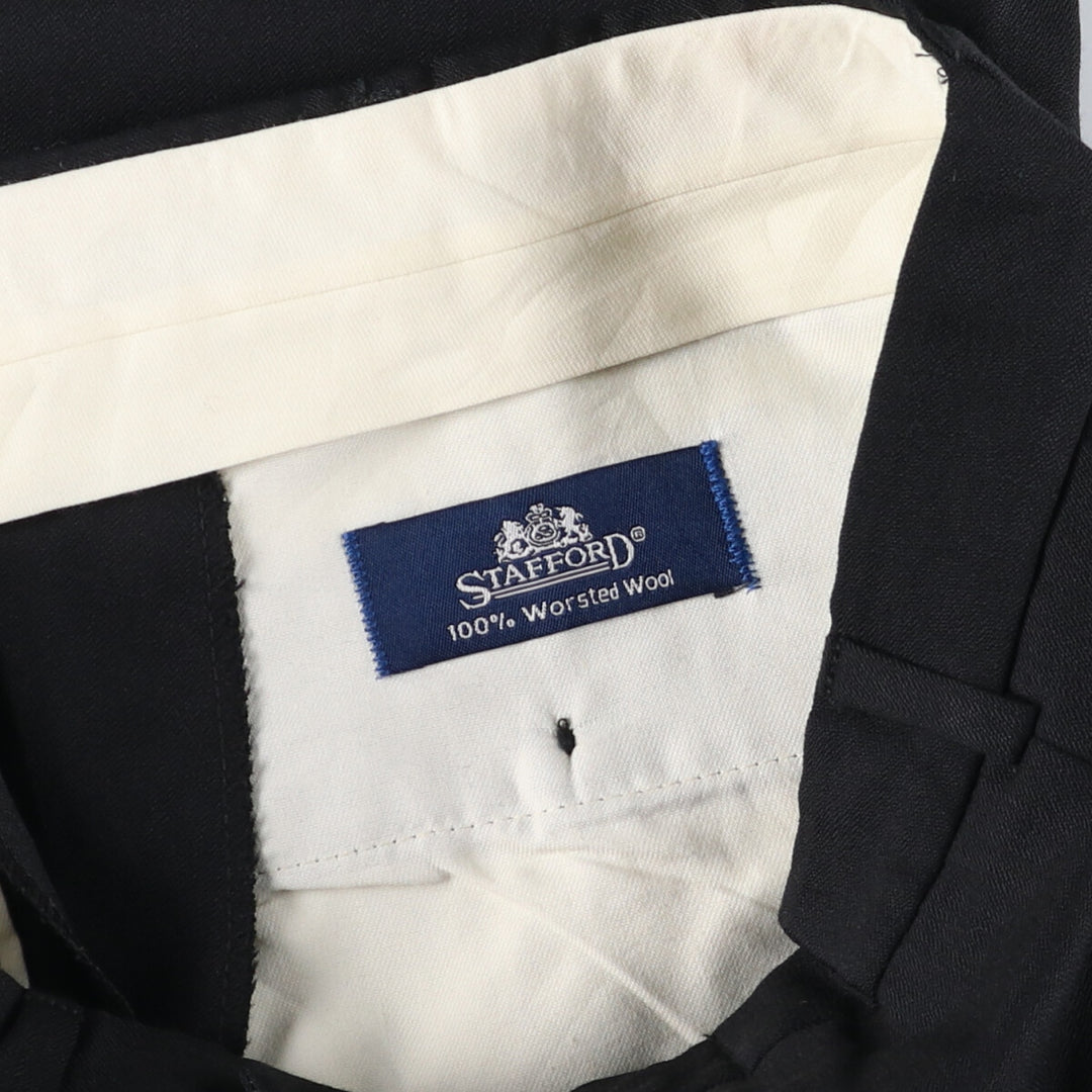 Stafford STAFFORD Two-pleat wool pants slacks Men's W32 equivalent / eaa511072