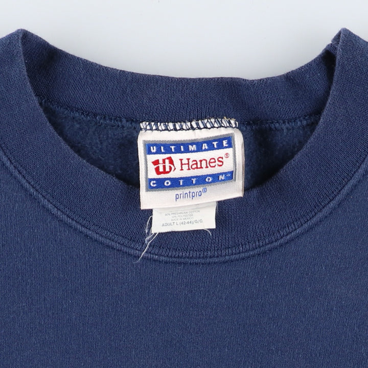 90'S Hanes ULTIMATE COTTON Advertising Sweatshirt, Men's L size, Vintage / eaa511079