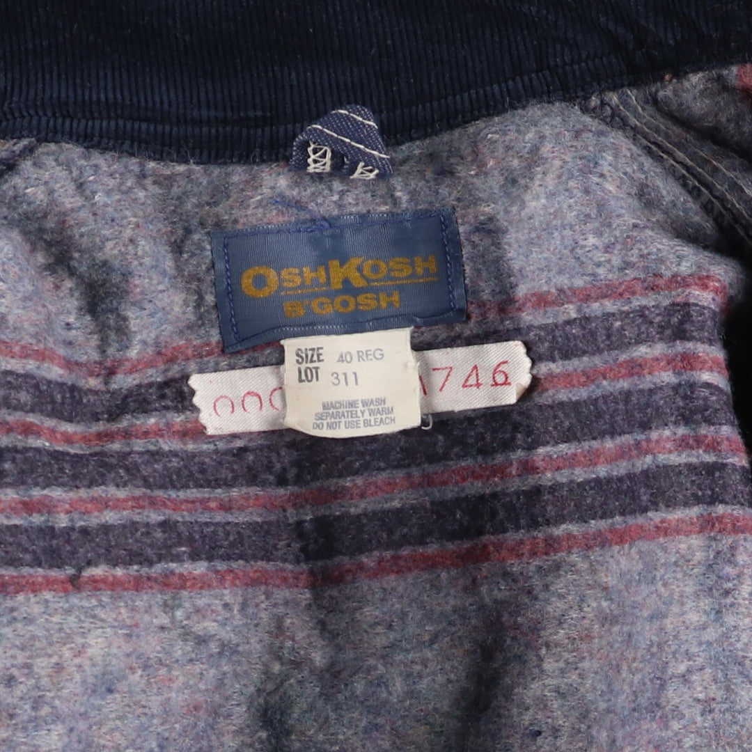 70s-80'S Osh Kosh Bat-dyed Denim Coverall Made in USA Men's M Size Vintage / eaa511080