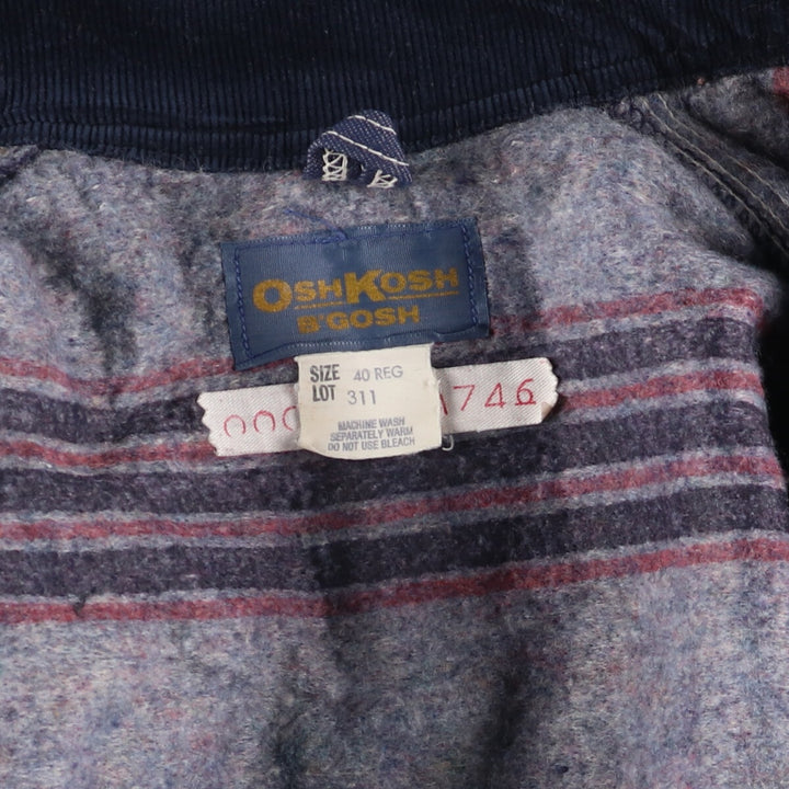 70s-80'S Osh Kosh Bat-dyed Denim Coverall Made in USA Men's M Size Vintage / eaa511080