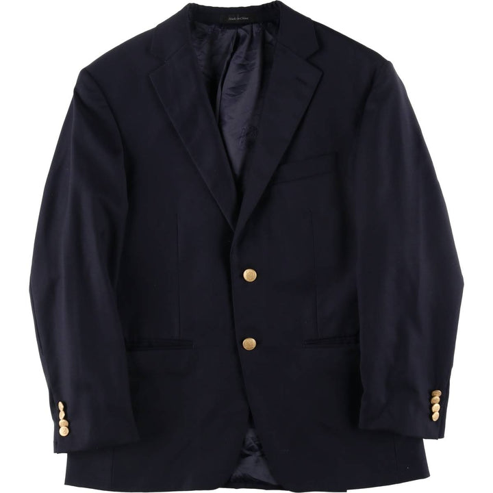 milbern navy blazer tailored jacket men's size S /eaa511113