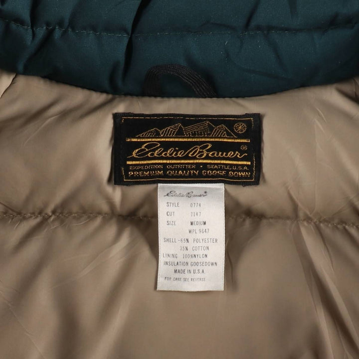 80s-90'S Eddie Bauer Black Tag Goose Down Jacket Made in USA Men's M Size Vintage /eaa511149