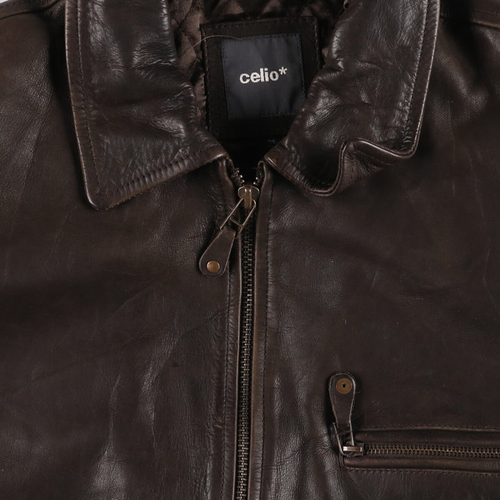 CELIO Leather blouson type Men's M size /eaa511160