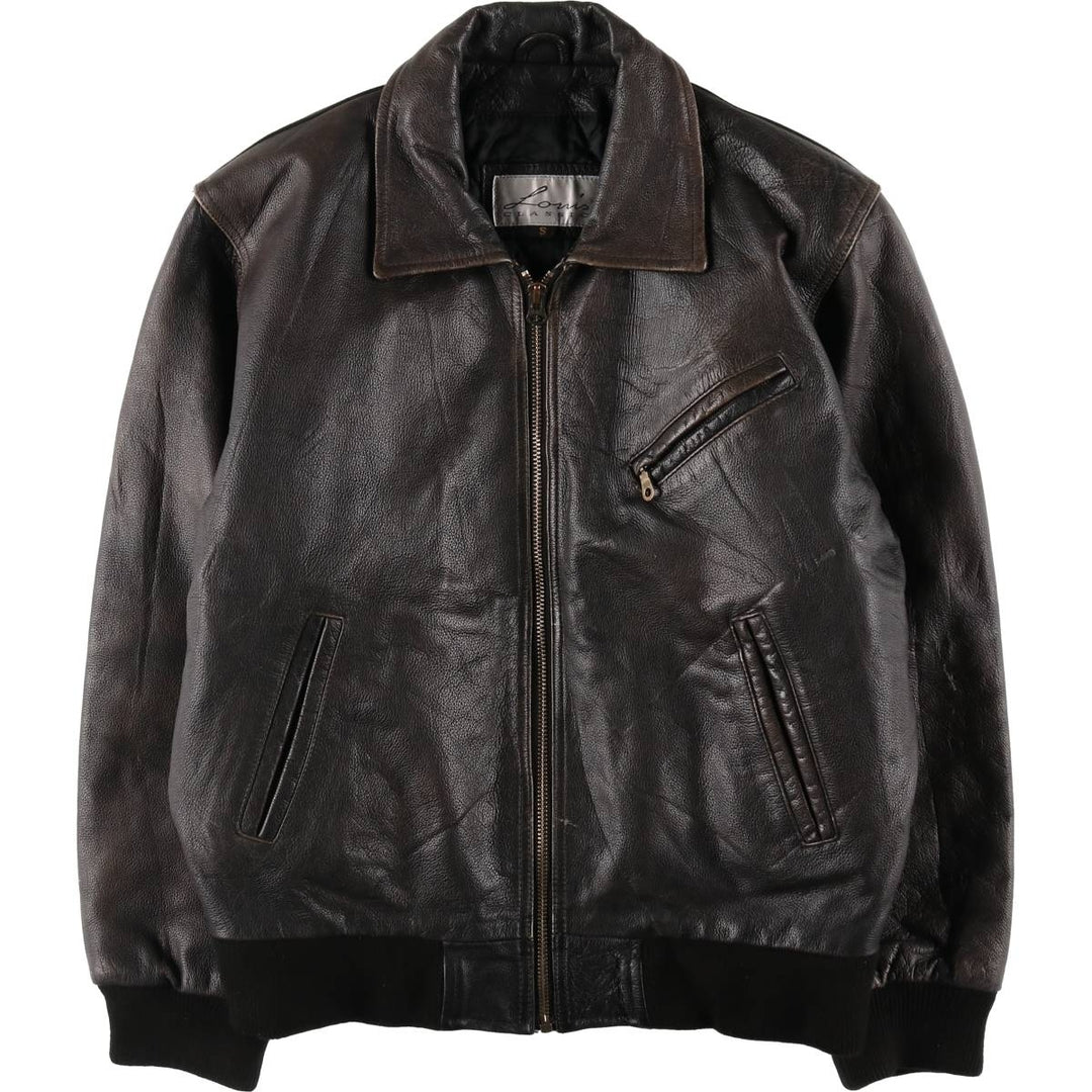 LOUIS CLASSIC Leather Blouson Type Men's Size L /eaa511165