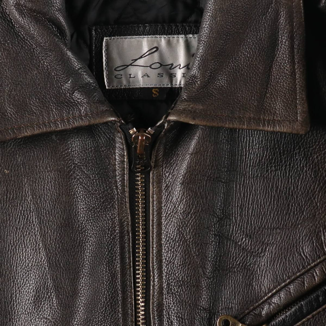 LOUIS CLASSIC Leather Blouson Type Men's Size L /eaa511165