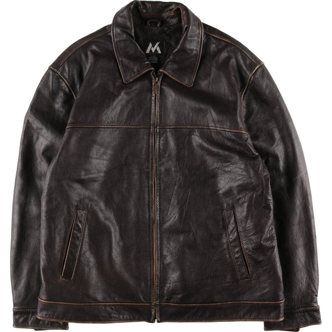 Leather blouson type, men's XL size /eaa511185