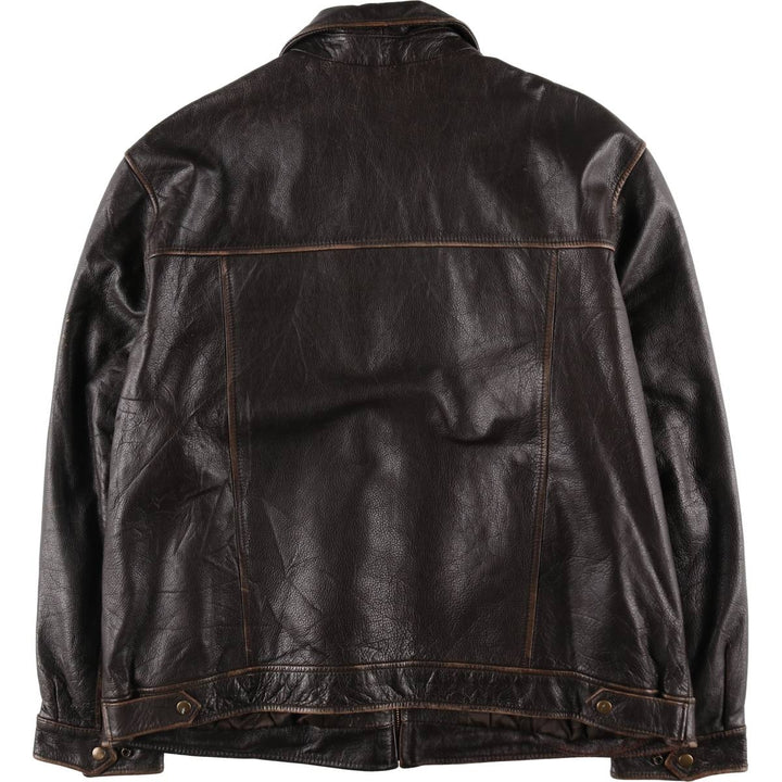 Leather blouson type, men's XL size /eaa511185