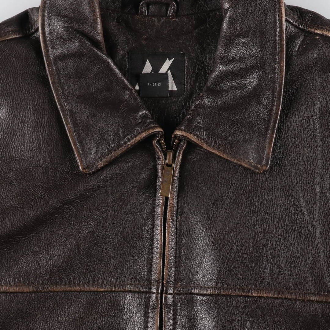 Leather blouson type, men's XL size /eaa511185