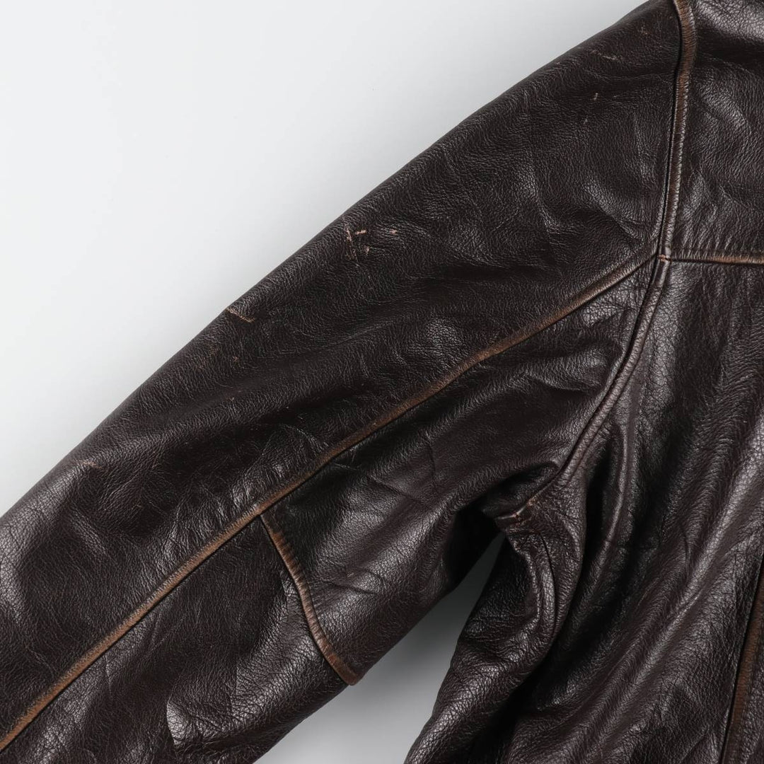 Leather blouson type, men's XL size /eaa511185