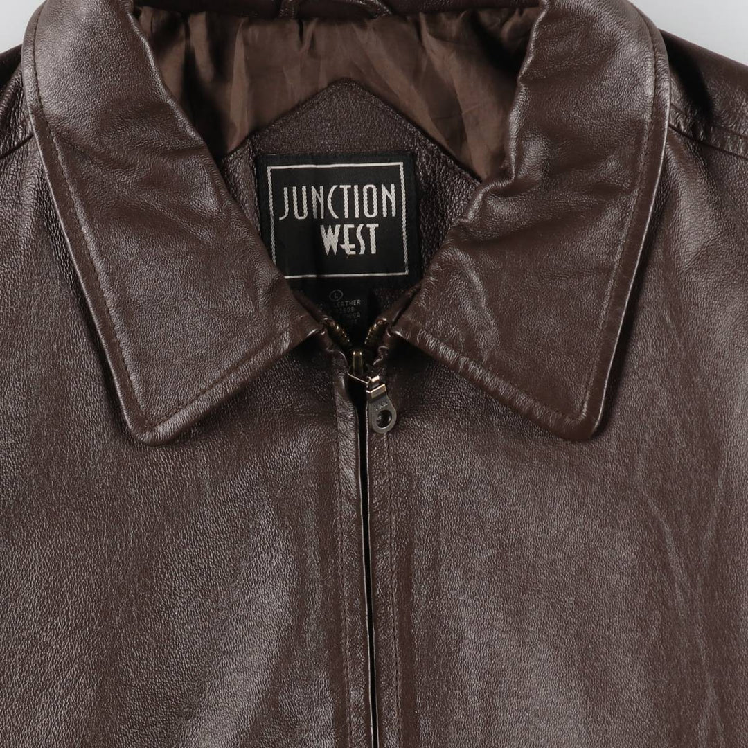 JUNCTION WEST Leather Blouson Type Men's L size /eaa511190