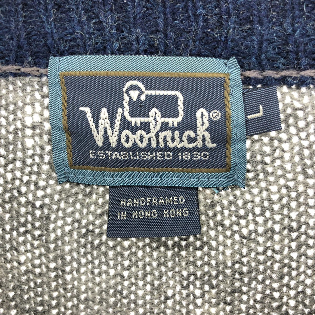 90'S WOOLRICH Wool knit sweater, men's size L, vintage /eaa511224