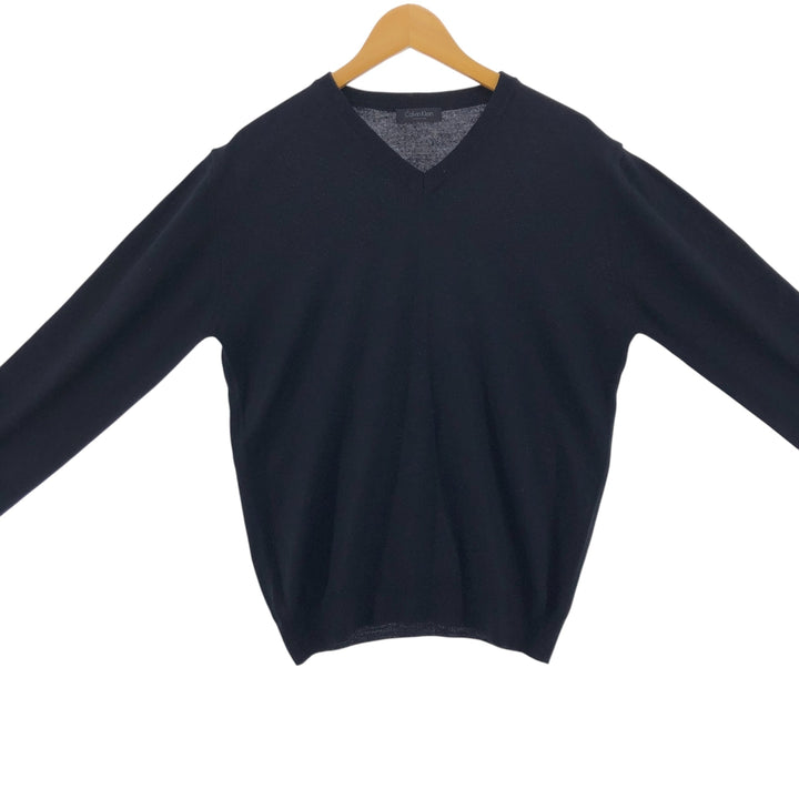 Calvin Klein V-neck Merino wool knit sweater, men's size M / eaa511252