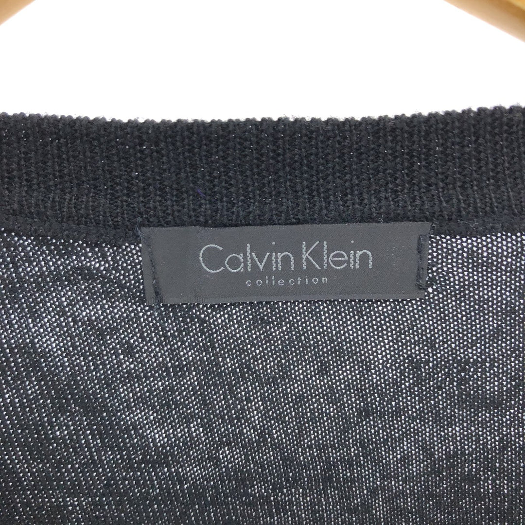 Calvin Klein V-neck Merino wool knit sweater, men's size M / eaa511252