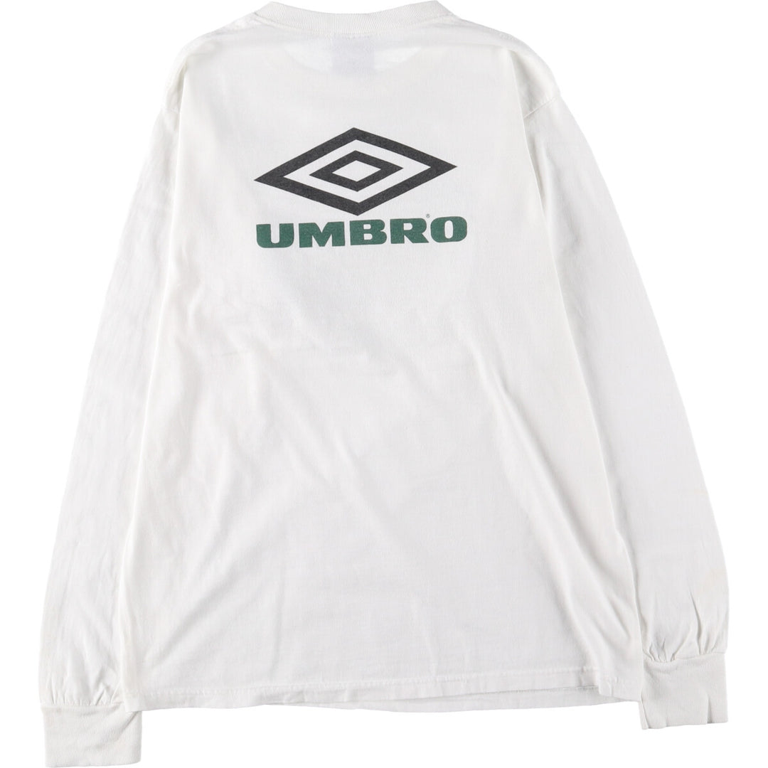 90'S UMBRO Long Sleeve T-Shirt Made in USA Men's M Size Vintage /eaa511307