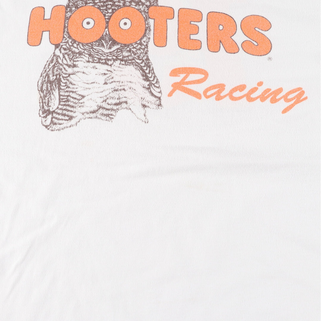 90'S Hanes BEEFY-T HOOTERS Long Sleeve T-Shirt Made in USA Men's XL Vintage /eaa511308