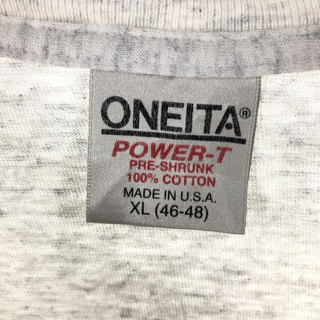 90'S ONEITA Long Sleeve T-Shirt Made in USA Men's XL Crew Neck Vintage /eaa511309