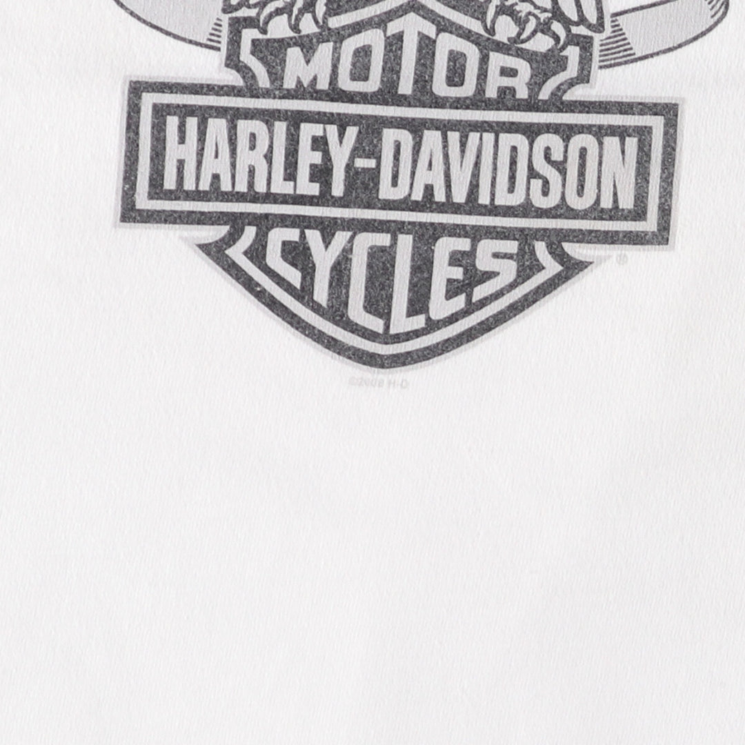 00'S Harley-Davidson Eagle Pattern Long T-shirt Men's XL size /eaa511316