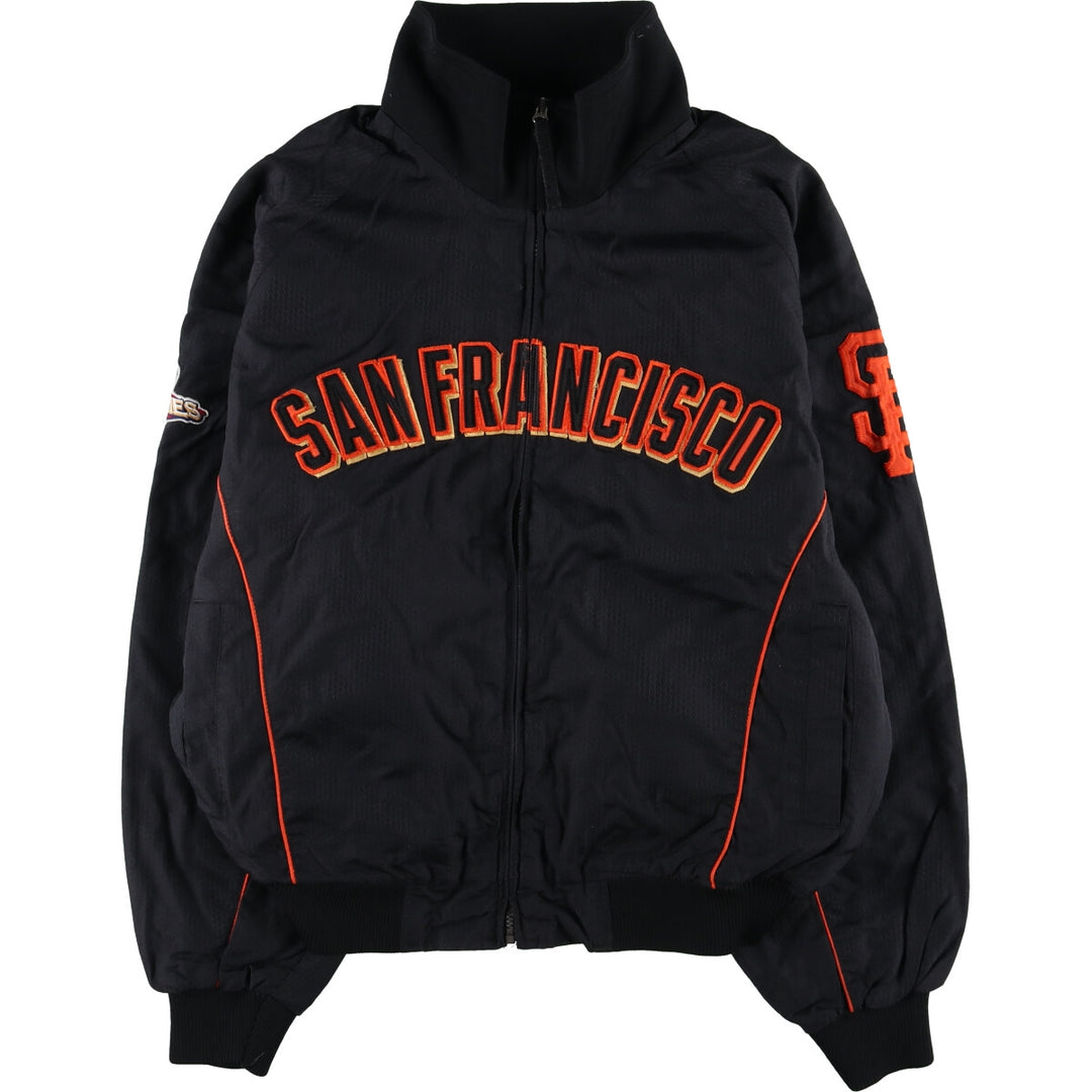 00'S Majestic WORLD SERIES 2002 MLB San Francisco Giants nylon blouson men's size L / eaa511333