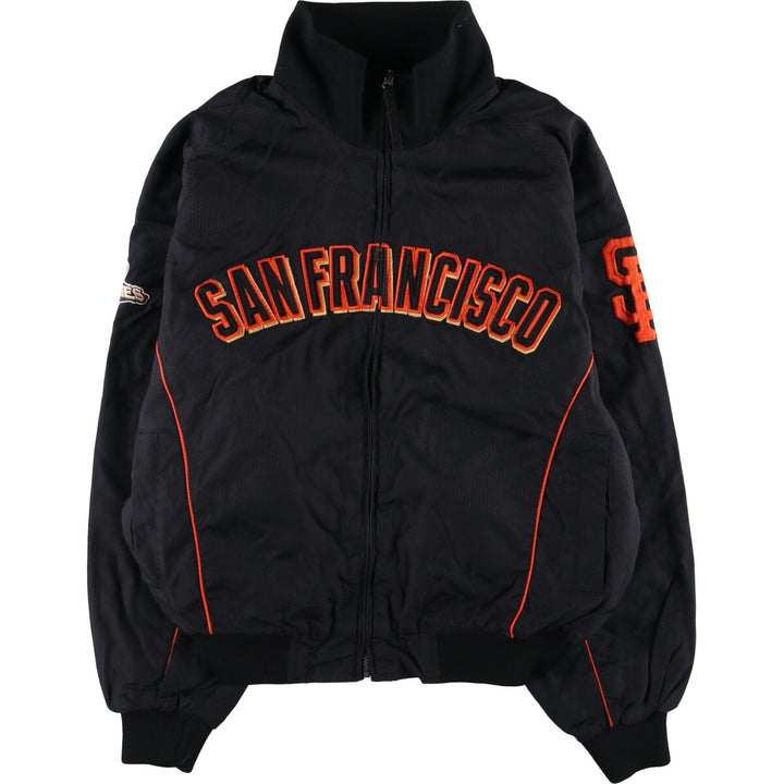 00'S Majestic WORLD SERIES 2002 MLB San Francisco Giants nylon blouson men's size L / eaa511333