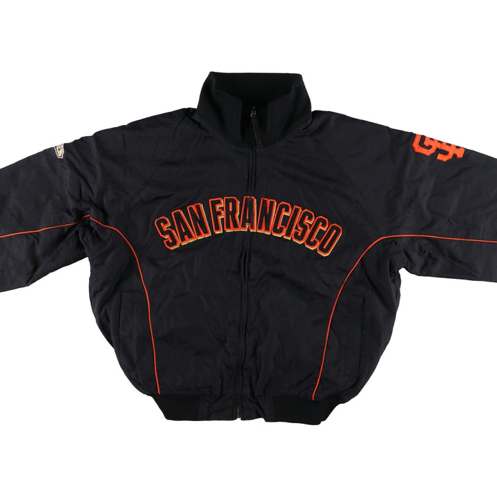 00'S Majestic WORLD SERIES 2002 MLB San Francisco Giants nylon blouson men's size L / eaa511333