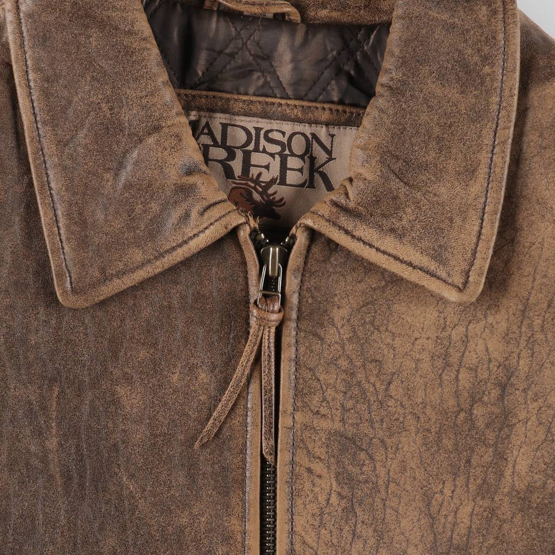 MADISON CREEK Leather Blouson Type Men's L size /eaa511339