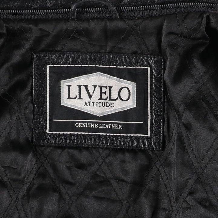 LIVELO Leather Blouson Type Men's XL equivalent /eaa511340