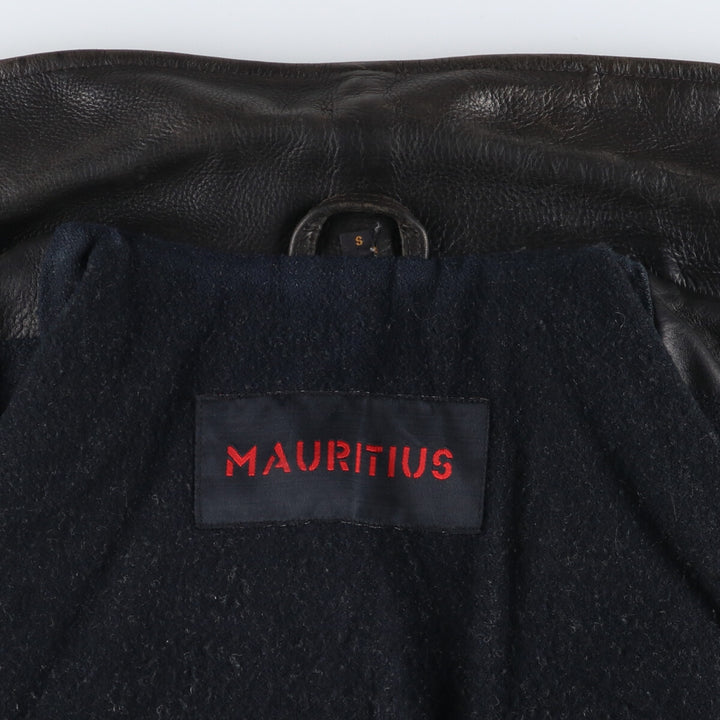 MAURITIUS Leather Blouson Type Men's S Size /eaa511346