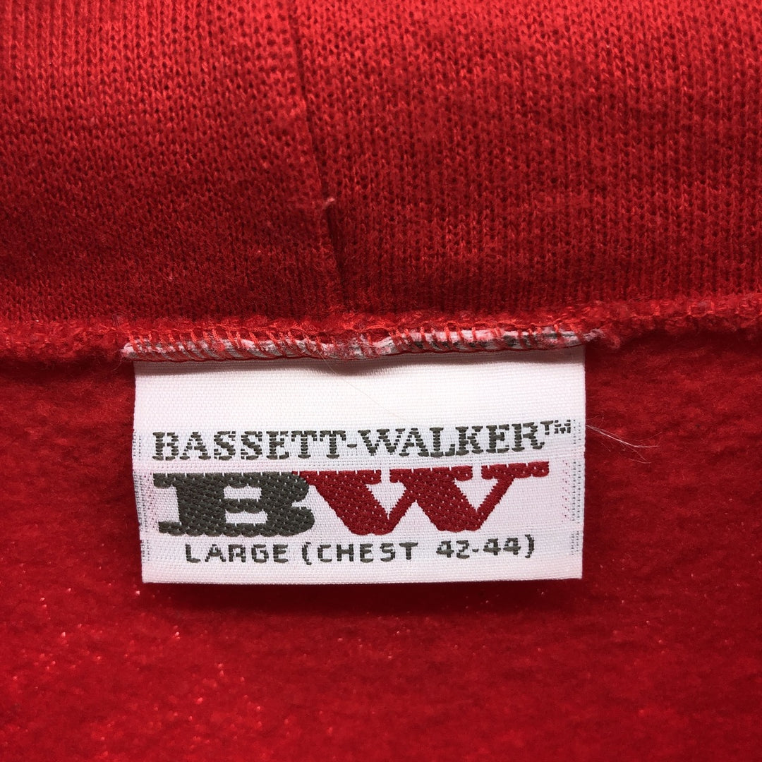 BASSETT WALKER COCA-COLA Advertising Sweatshirt Pullover Hoodie Made in USA Men's L size /eaa511365