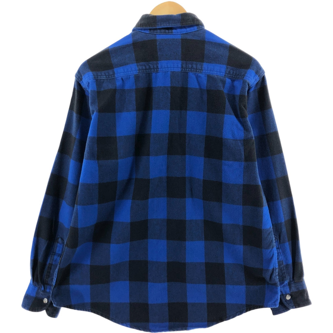 90'S St. John's Bay Buffalo Check Long Sleeve Flannel Check Shirt Men's L Size Vintage /eaa511431