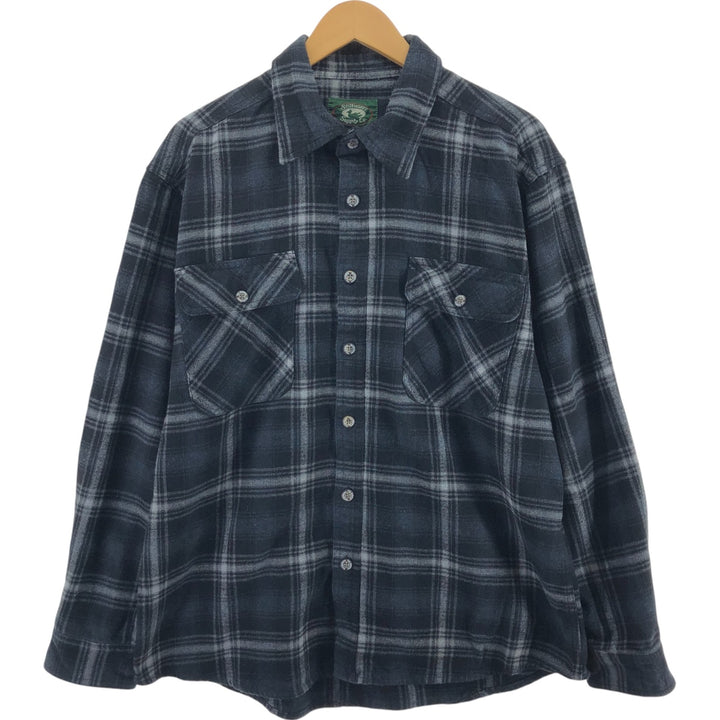 90'S Still Water Supply Co. Long Sleeve Heavy Flannel Check Shirt Men's XL Vintage /eaa511446