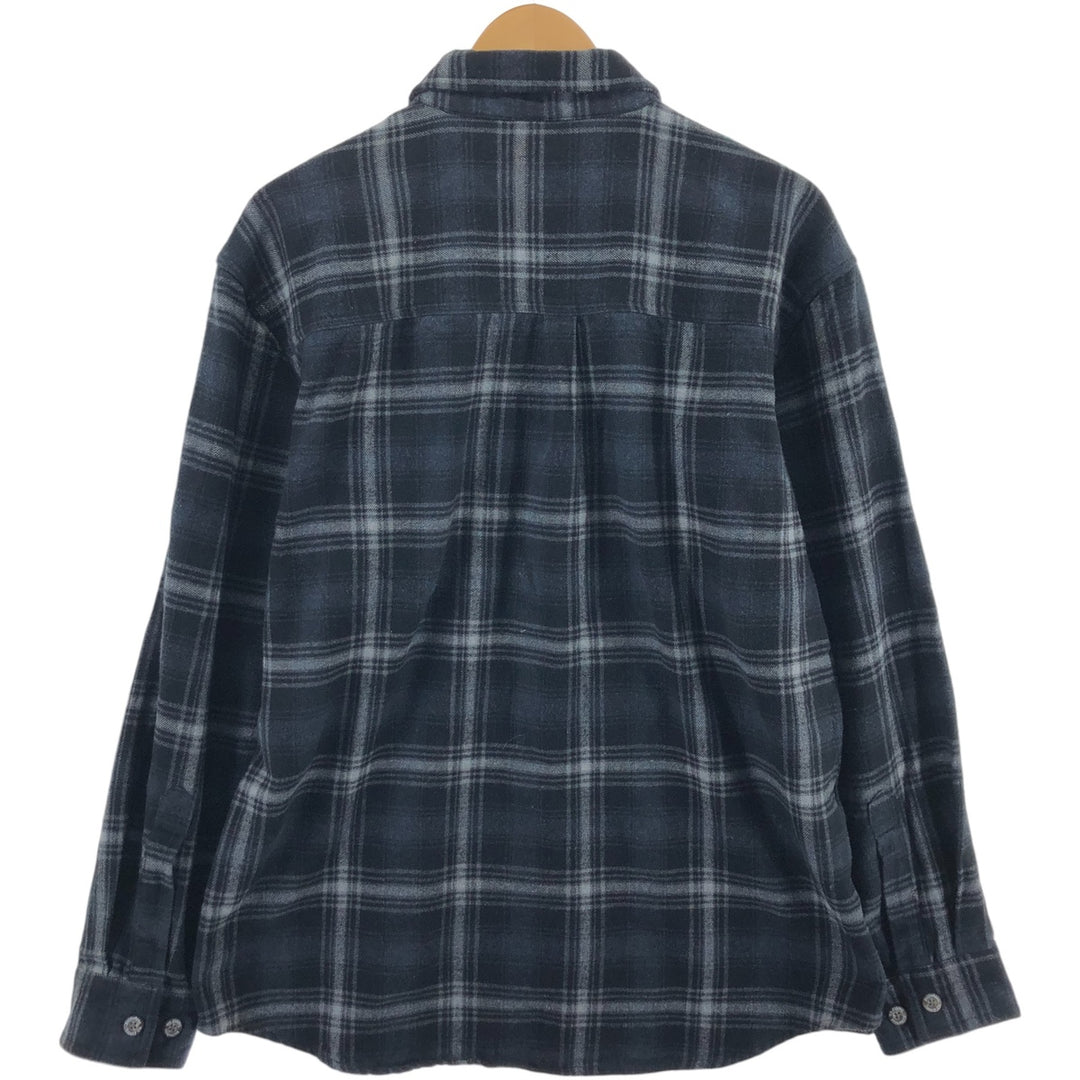 90'S Still Water Supply Co. Long Sleeve Heavy Flannel Check Shirt Men's XL Vintage /eaa511446