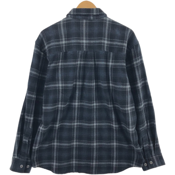 90'S Still Water Supply Co. Long Sleeve Heavy Flannel Check Shirt Men's XL Vintage /eaa511446