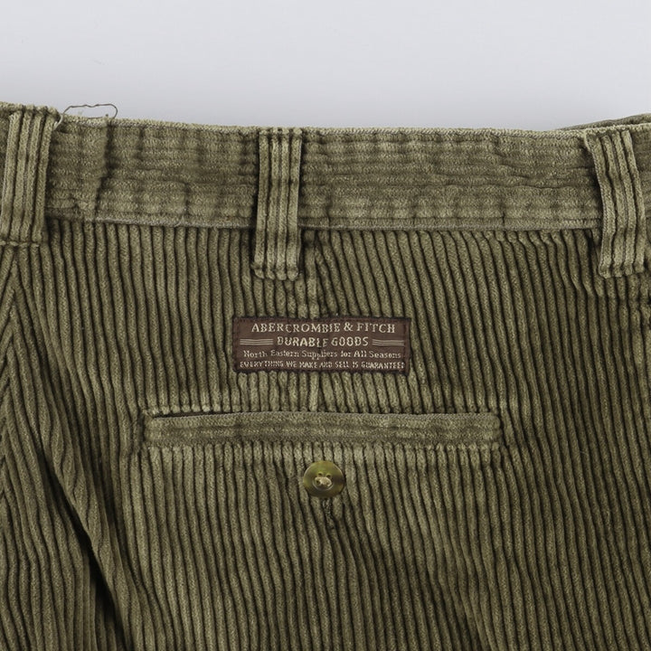 Abercrombie & Fitch DURABLE GOODS Two-pleat Corduroy Pants for Men, Size W36 / eaa511447