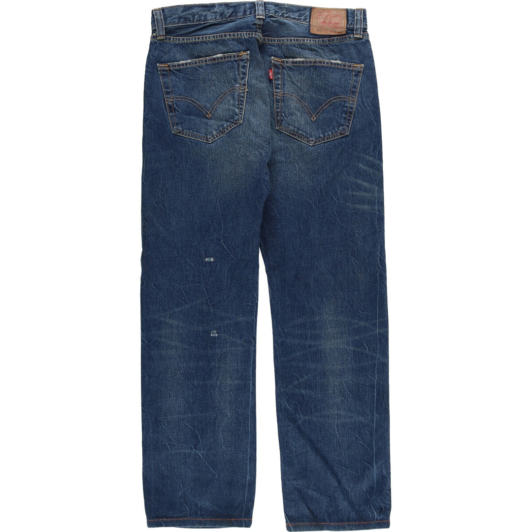 Levi's Levi's 501 STRAIGHT LEG BUTTON-FLY Euro model straight denim pants for men, equivalent to w34 / eaa511462