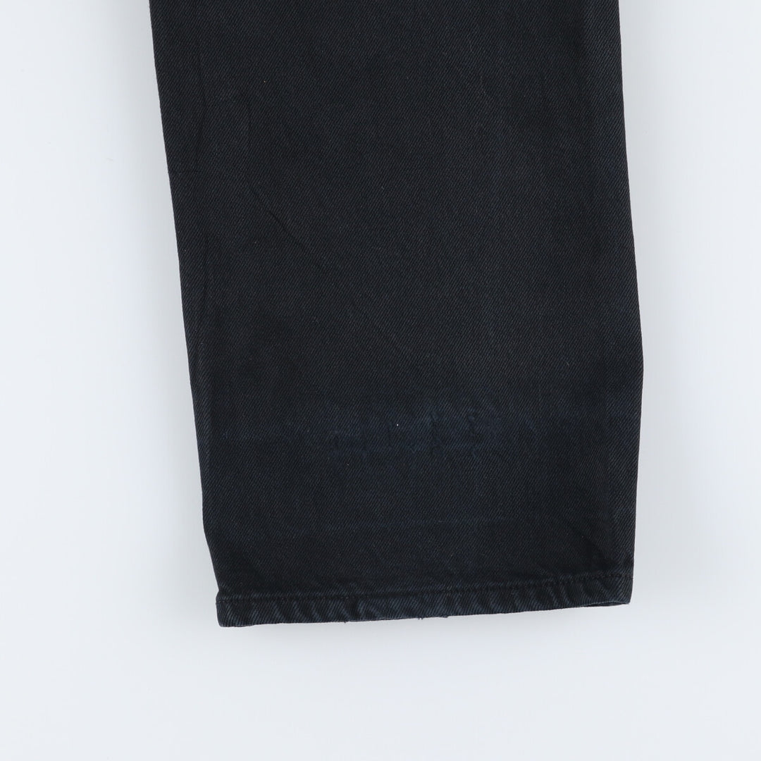 Levi's 00501-0165 Black Denim Straight Denim Pants Men's W33 equivalent / eaa511463