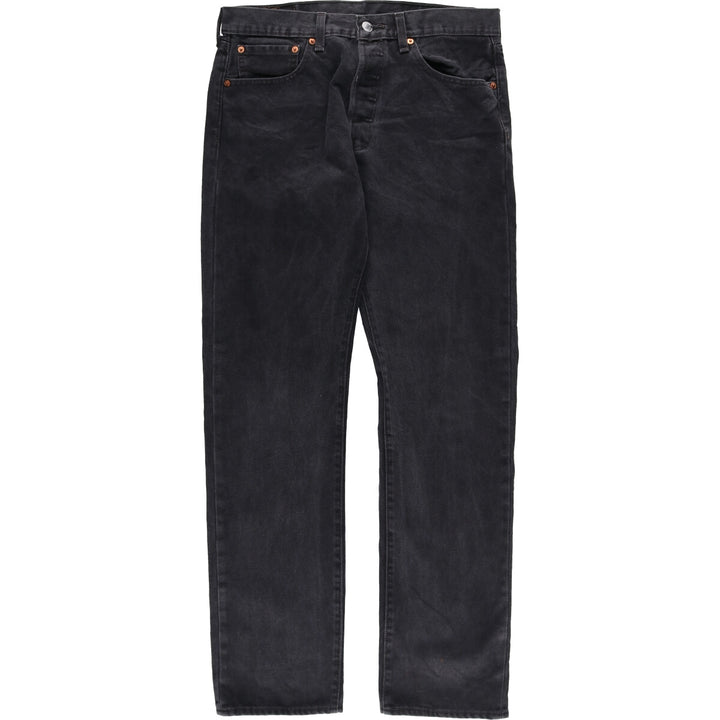 Levi's 00501-0660 Black Denim Straight Denim Pants Men's W33 equivalent / eaa511469