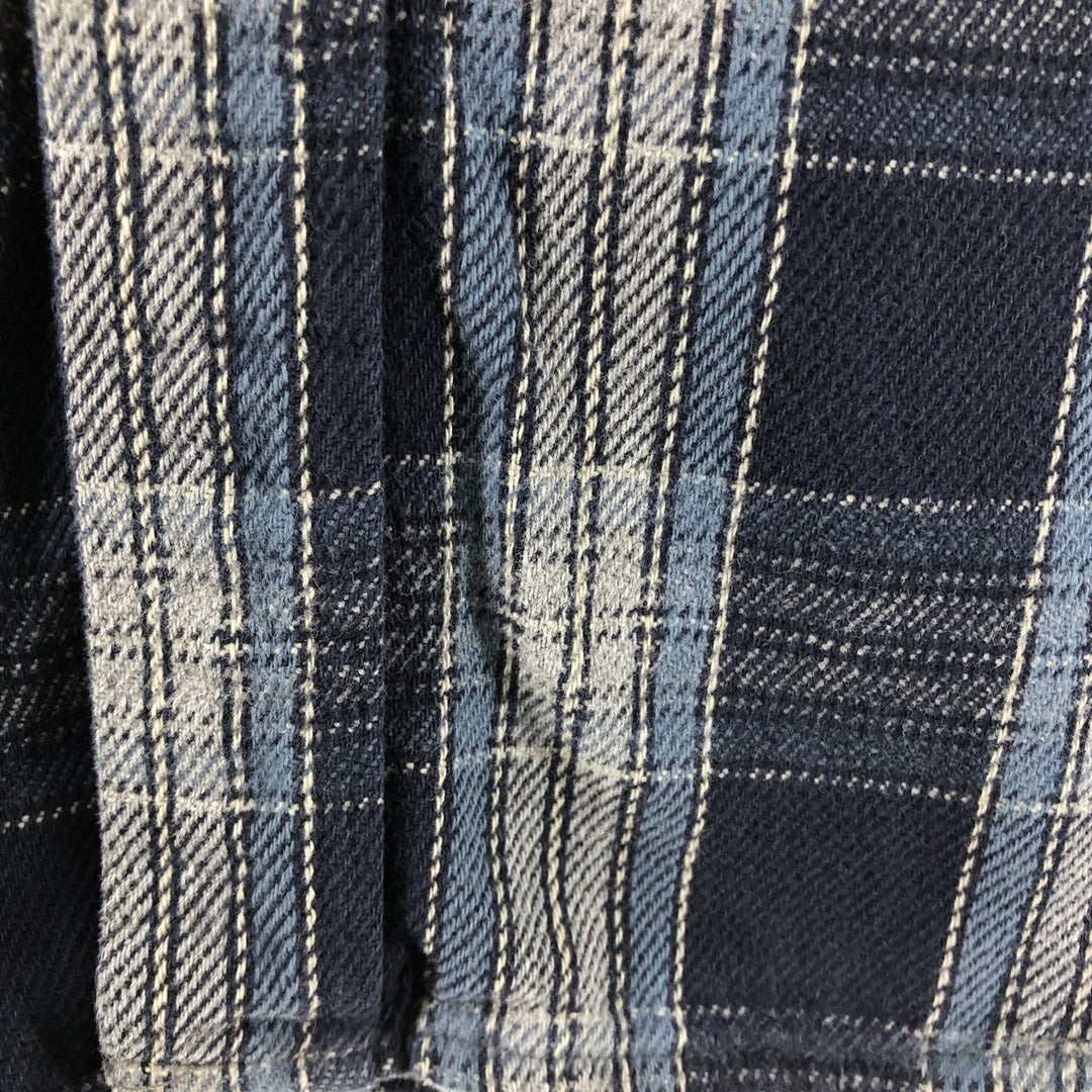 90s~00'S St. John's Bay Long Sleeve Light Nell Check Shirt Men's XXL Vintage /eaa511490