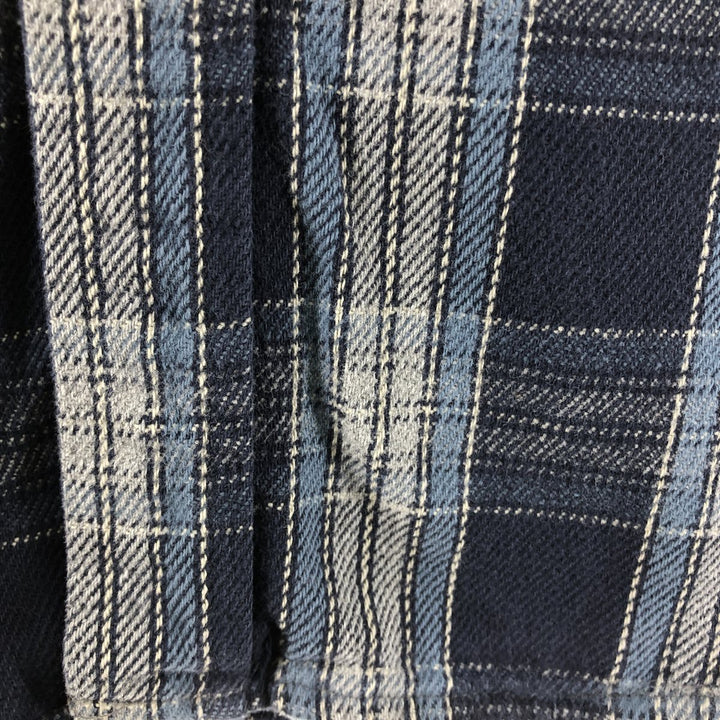 90s~00'S St. John's Bay Long Sleeve Light Nell Check Shirt Men's XXL Vintage /eaa511490