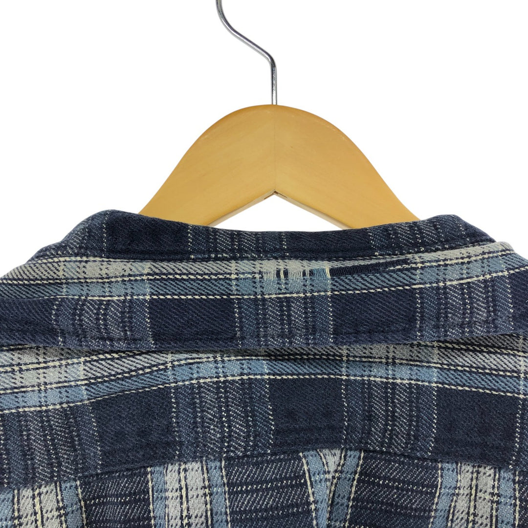 90s~00'S St. John's Bay Long Sleeve Light Nell Check Shirt Men's XXL Vintage /eaa511490